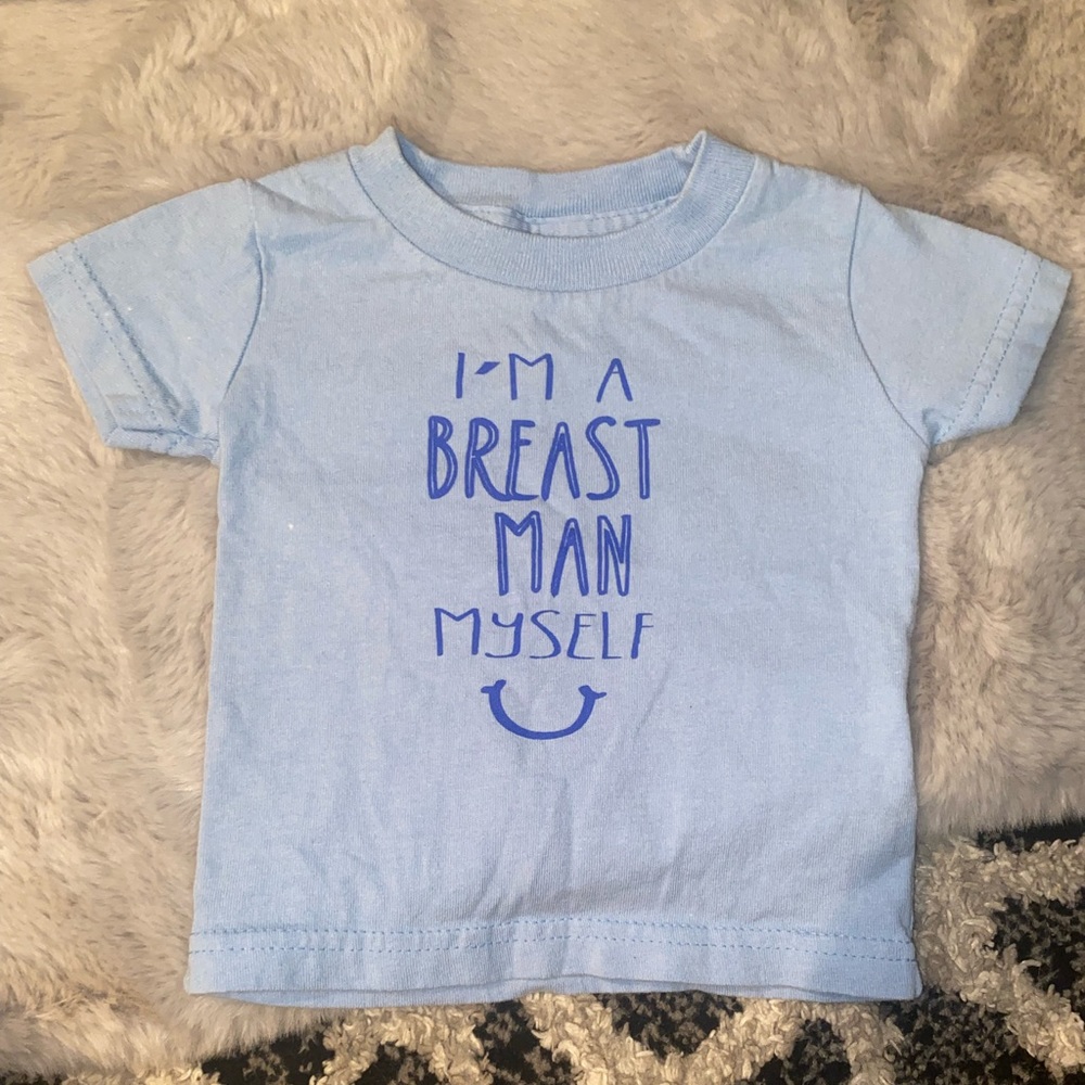 “Creative Mama” Boys shirt , Blue , Size: 6m